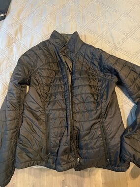 Eddie Bauer Black Quilted Packable Puffer Jacket